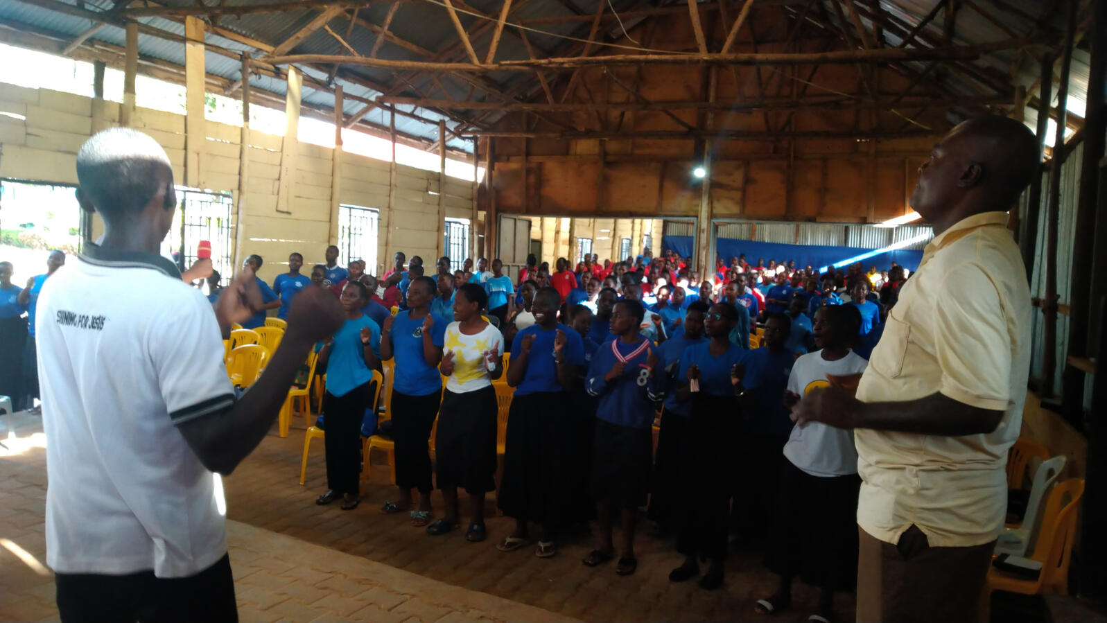 The youth at Hope Christian High school, Lugazi, Uganda.