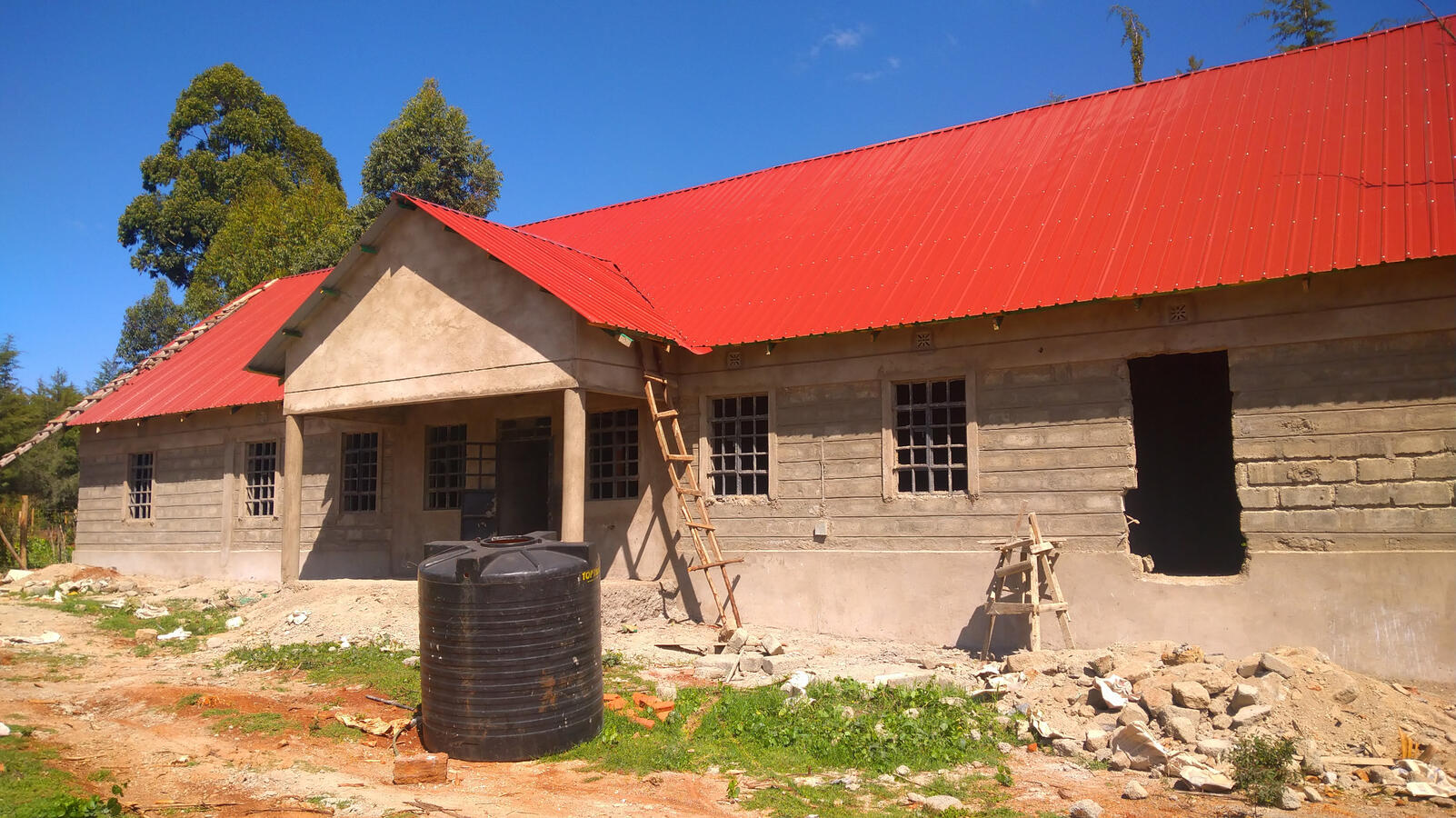 New dormitory block at A-Kili Rehabilitation Centre, Kenya.