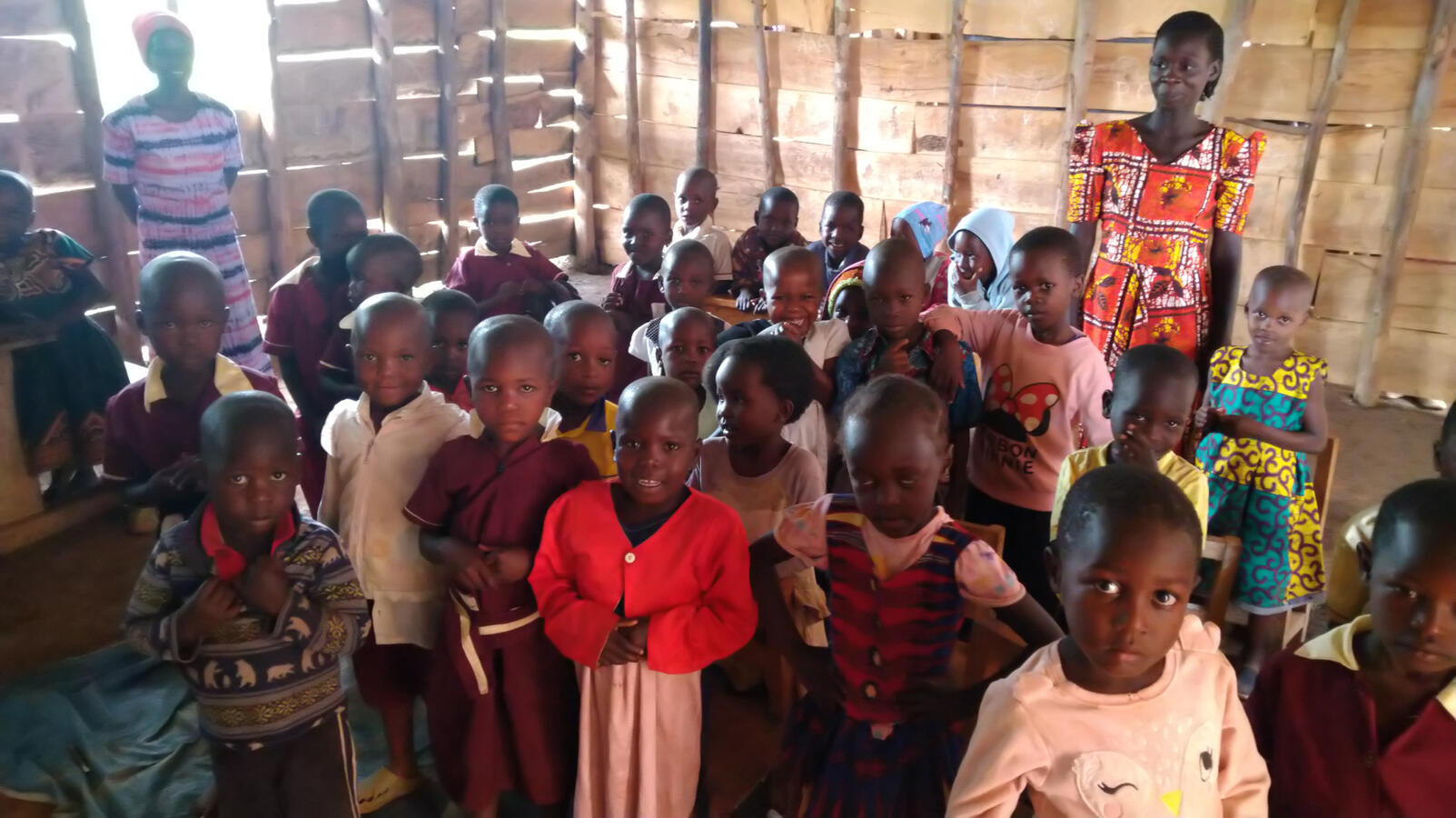Class 1 at Elohim, Magoro, Uganda.