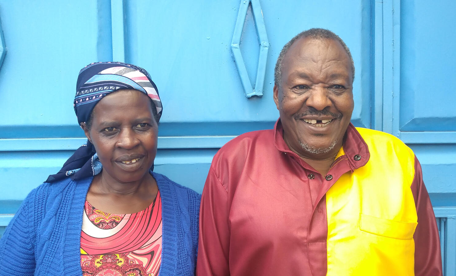 Patrick and Grace at Morning Star Academy, Kenya.
